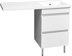 Stella Polare Тумба под раковину Мадлен 39 под стиральную машину белая – фотография-6